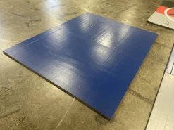 AK Athletic Equipment Martial Arts Clearance 8' X 10' X 1 3/8" Roll-Up Wrestling Mat Blue