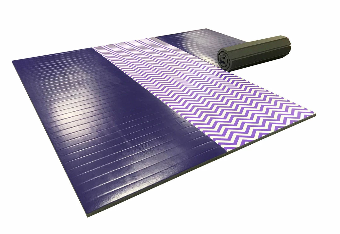 AK Athletic Equipment Gymnastics Chevron 12' X 12' X 1 3/8" Roll-Up Tumbling Mat 1 AK Athletic Equipment Gymnastics Chevron 12' X 12' X 1 3/8" Roll-Up Tumbling Mat