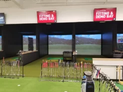 AK Athletic Equipment 8' Tall Package Discount Golf Simulator Wall And Ceiling Pads