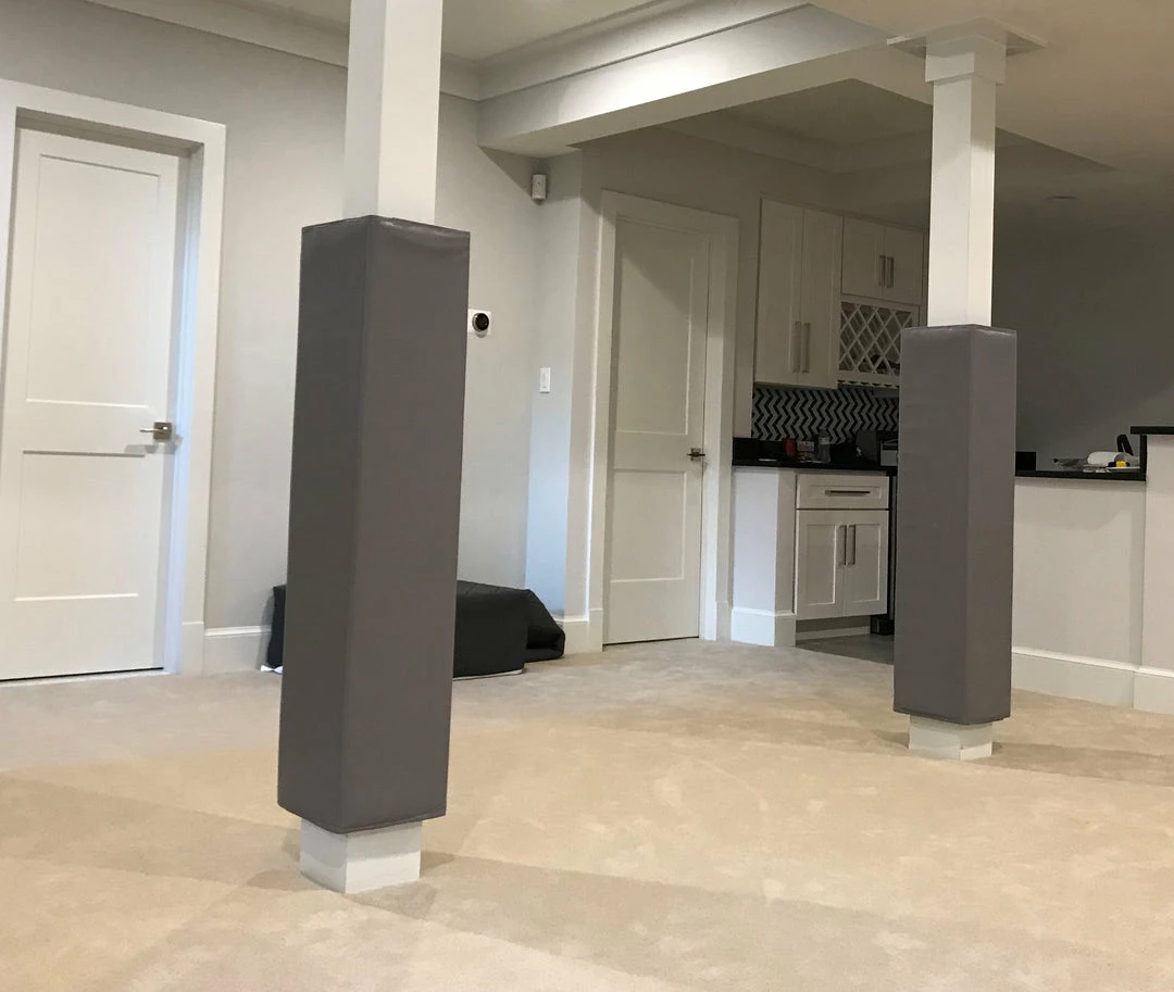 AK Athletic Equipment 4' Tall Four Sided Column Pad, 7" Side Width 7 AK Athletic Equipment 4' Tall Four Sided Column Pad, 7" Side Width