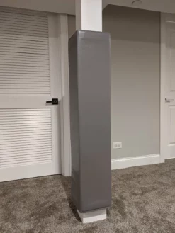 AK Athletic Equipment 4' Tall Four Sided Column Pad, 9" Side Width