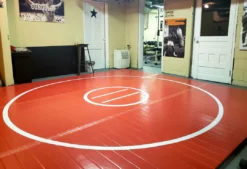 AK Athletic Equipment 14' X 14' X 1 3/8" Roll Up Wrestling Mat Wrestling Mats