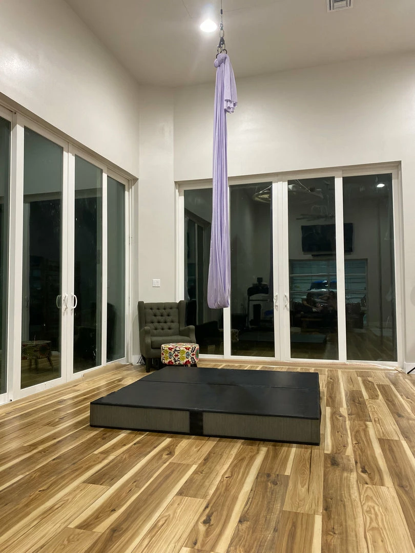 AK Athletic Equipment Aerial Arts Bi-Fold Landing Mat 6' X 6' X 8" Landing Mats 7 AK Athletic Equipment Aerial Arts Bi-Fold Landing Mat 6' X 6' X 8" Landing Mats