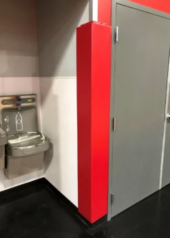 AK Athletic Equipment Wood Backed Corner Padding 6' Tall 6" Sides Wall Padding