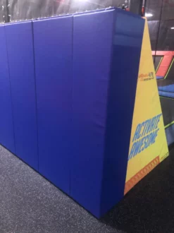 AK Athletic Equipment Wood Backed Corner Padding 6' Tall 6" Sides Wall Padding