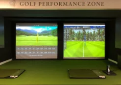 AK Athletic Equipment Wall Padding 12' Tall Package Discount Golf Simulator Wall And Ceiling Pads