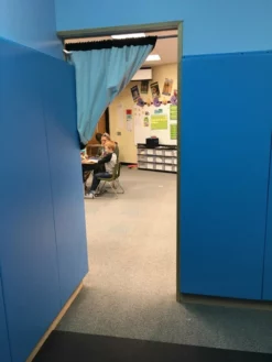 AK Athletic Equipment FlameSafe "Class A" Fire Rated Wood Backed Gym Wall Padding Panels 2' X 6' 40 AK Athletic Equipment FlameSafe