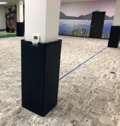 AK Athletic Equipment Pole Pads 4' Tall Four Sided Column Pad, 12" Side Width