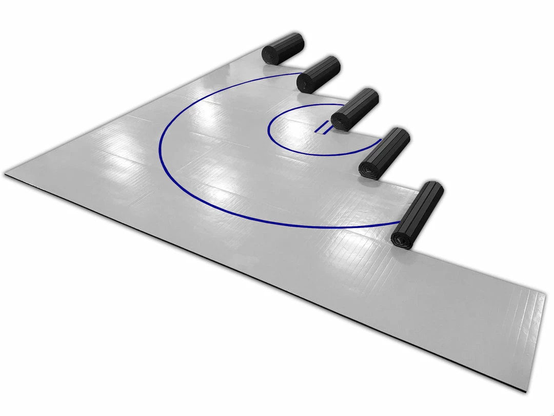 AK Sports Sales Store 34 AK Athletic Equipment 36' X 36' X Ultra Shock Roll-Up Wrestling Mat