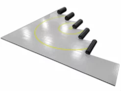 AK Athletic Equipment 36' X 36' X Ultra Shock Roll-Up Wrestling Mat