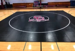 AK Athletic Equipment Wrestling Mats 36' X 36' X 1 3/8" Roll-Up Wrestling Mat