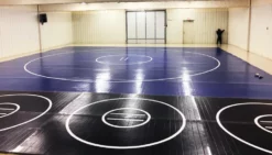 AK Athletic Equipment Wrestling Mats 42' X 42' X 1 3/8" Roll-Up Wrestling Mat