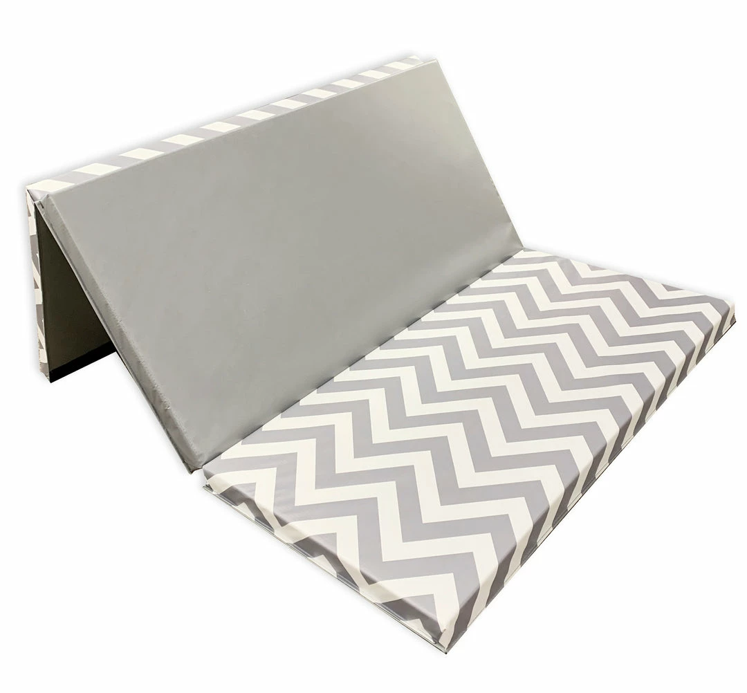AK Athletic Equipment Chevron Zigzag 4' X 6' X 2" Intermediate Level Folding Gymnastics Mat Folding Mats 8 AK Athletic Equipment Chevron Zigzag 4' X 6' X 2" Intermediate Level Folding Gymnastics Mat Folding Mats