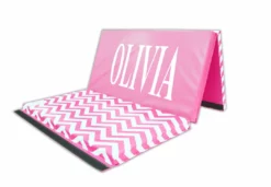AK Athletic Equipment Holiday Shop Chevron Zigzag 4' X 6' X 2" Intermediate Level Folding Gymnastics Mat