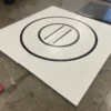 AK Athletic Equipment Clearance 8' X 8' X 1 3/8" Roll-Up Wrestling Mat White Martial Arts