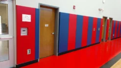 AK Athletic Equipment Custom Wood Backed Gym Wall Padding Panels 2' X 7'