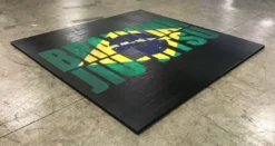 AK Athletic Equipment Jiu Jitsu Roll Up Digitally Printed 8' X 8' X 1 3/8" Roll-Up Mat