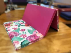 AK Athletic Equipment Clearance Floral Watercolor 4' X 6' X 2" Intermediate Level Folding Gymnastics Mat Folding Mats