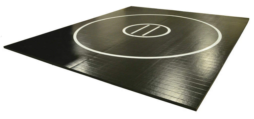 AK Athletic Equipment Custom 13' X 13' X 1 3/8" Roll-Up Wrestling Mat With Digitally Printed 10' X 10' Logo Wrestling Mats 2 AK Athletic Equipment Custom 13' X 13' X 1 3/8" Roll-Up Wrestling Mat With Digitally Printed 10' X 10' Logo Wrestling Mats