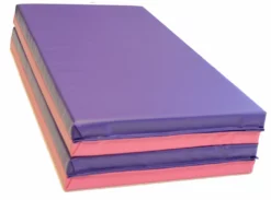 AK Athletic Equipment 40" X 80" X 1 3/8" Intermediate Level Folding Gymnastics Mat