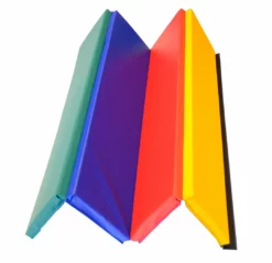 AK Athletic Equipment 4' X 4' X 1 3/8" Rainbow Folding Activity Mat