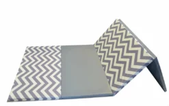 AK Athletic Equipment Chevron Zigzag 4' X 8' X 1 3/8" Advanced Level Folding Gymnastics Mat