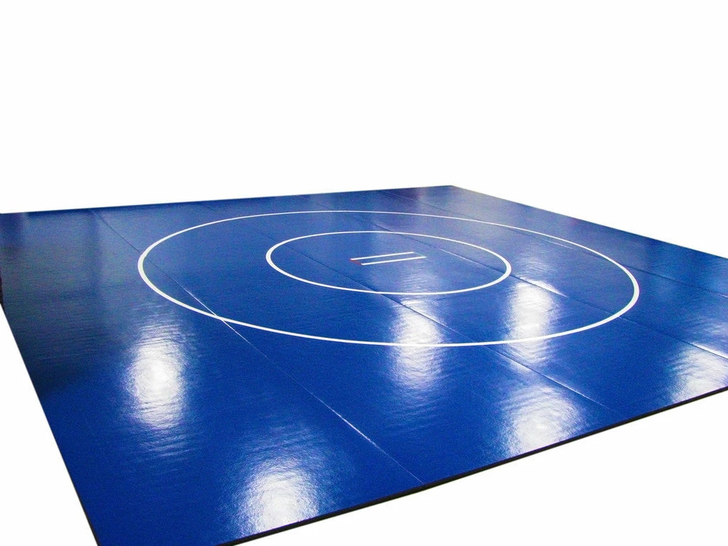 AK Athletic Equipment 40' X 40' Ultra Shock Roll-Up Wrestling Mat 1 AK Athletic Equipment 40' X 40' Ultra Shock Roll-Up Wrestling Mat