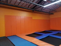 AK Athletic Equipment Custom Wood Backed Gym Wall Padding Panels 2' X 8'