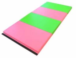AK Athletic Equipment 40" X 80" X 1 3/8" Intermediate Level Folding Gymnastics Mat