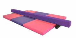 AK Athletic Equipment Gymnastics Balance Beam And Folding Mat Combo Package