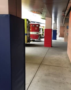 AK Athletic Equipment Pole Pads 6' Tall Four Sided Column Pad, 4