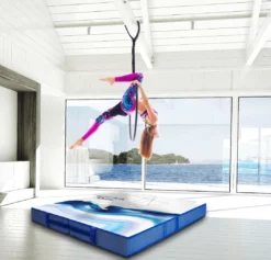 AK Athletic Equipment Aerial Arts Bi-Fold Landing Mat 6' X 6' X 8" Landing Mats 31 AK Athletic Equipment Aerial Arts Bi-Fold Landing Mat 6' X 6' X 8