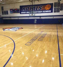 AK Athletic Equipment Custom Wood Backed Gym Wall Padding Panels 2' X 5'