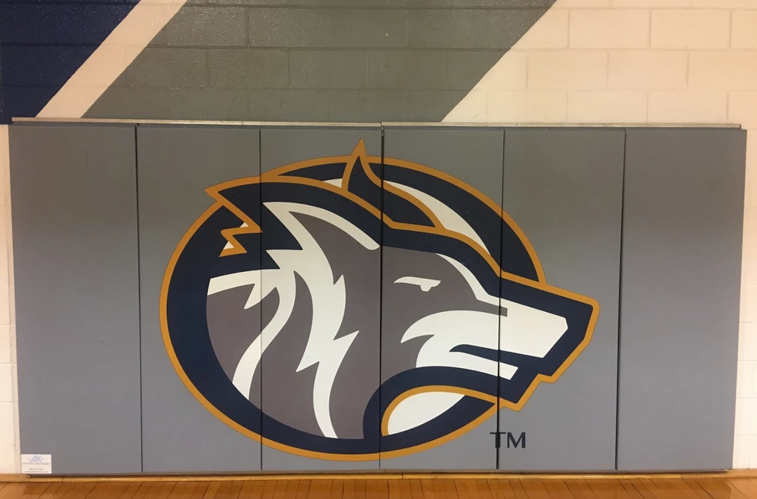 AK Athletic Equipment FlameSafe "Class A" Fire Rated Wood Backed Gym Wall Padding Panels 2' X 6' 20 AK Athletic Equipment FlameSafe "Class A" Fire Rated Wood Backed Gym Wall Padding Panels 2' X 6'