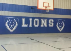 AK Athletic Equipment Custom Wood Backed Gym Wall Padding Panels 2' X 5'