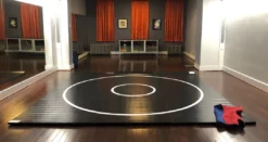 AK Sports Sales Store 18 AK Athletic Equipment 12' X 12' X Ultra Shock Roll-Up Wrestling Mat