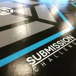 AK Athletic Equipment Wrestling Mats Your Design Digitally Printed 12' X 12' Roll Up Light Weight Wrestling Mat