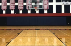 AK Athletic Equipment FlameSafe "Class A" Fire Rated Wood Backed Gym Wall Padding Panels 2' X 6'