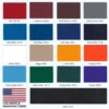 AK Athletic Equipment Wall Padding 14 Oz Vinyl And 18 Oz Vinyl Color Samples 3" X 7"