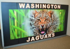 AK Athletic Equipment Custom Wood Backed Gym Wall Padding Panels 2' X 6' 38 AK Athletic Equipment Custom Wood Backed Gym Wall Padding Panels 2' X 6'