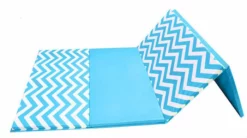 AK Athletic Equipment Folding Mats Clearance Chevron Zigzag 4' X 8' X 2" Intermediate Level Folding Gymnastics Mat