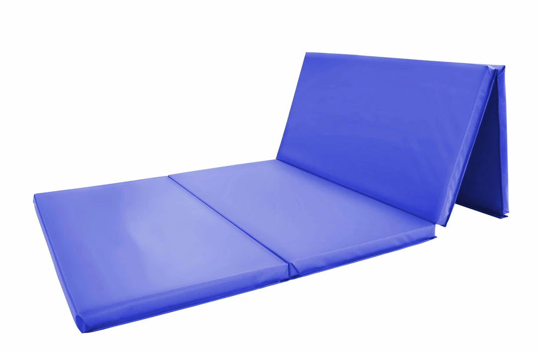 AK Athletic Equipment Clearance Blue 4' X 8' X 1 3/8" - Advanced Level Folding Gymnastics Mat 1 AK Athletic Equipment Clearance Blue 4' X 8' X 1 3/8" - Advanced Level Folding Gymnastics Mat