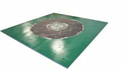 AK Athletic Equipment Wrestling Mats Your Design Digitally Printed 12' X 12' Roll Up Light Weight Wrestling Mat