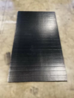 AK Athletic Equipment 4' X 8' 1 3/8" Roll-Up WRESTLING MAT Black Vinyl Flaw