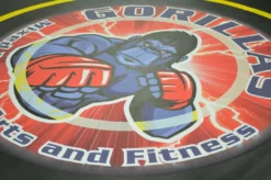 AK Athletic Equipment Wrestling Mats Your Design Digitally Printed 8' X 8' X 1 3/8" Roll-Up Wrestling Mat