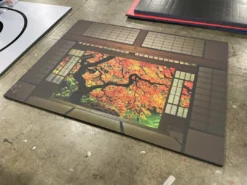 AK Athletic Equipment Clearance 8' X 6' X 1 3/8" Roll-Up Wrestling Mat With Dojo Logo