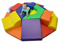 AK Athletic Equipment Hexagon Toddler Soft Play Climber 5 AK Athletic Equipment Hexagon Toddler Soft Play Climber