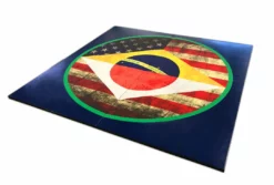 AK Athletic Equipment Quick Ship MMA Grappling Digitally Printed 8' X 8' X 1 3/8" Roll-Up Mat