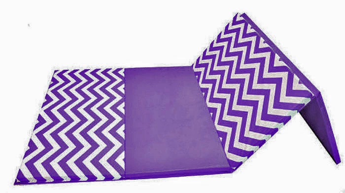 AK Athletic Equipment Chevron Zigzag 4' X 8' X 1 3/8" Advanced Level Folding Gymnastics Mat 6 AK Athletic Equipment Chevron Zigzag 4' X 8' X 1 3/8" Advanced Level Folding Gymnastics Mat