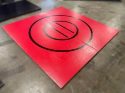 AK Athletic Equipment Clearance 8' X 8' X 1 3/8" Roll-Up Wrestling Mat Red